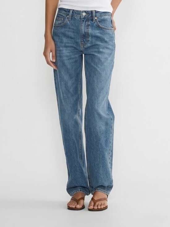 Denim Forum Denim - Aritzia Denim Forum The 90's Marlo Hi-Rise Baggy Jean Inseam 29" Size 24